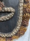 Papua New Guinea Ceremonial Mask Sepik River Region Wooden W  Cowrie Shell Inlay