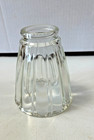 Vintage Clear Ribbed Glass Unique Light Replacement Shade 1 3 4  Fitter  Glow