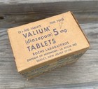 Vintage 1975 Roche Valium Empty Box New Jersey Rare    mother   s Little Helper   