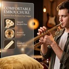 Youth Brass Bugle Mouthpiece For Training Practice And School Ceremonial Events