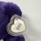 Vintage Princess Diana Purple Bear 1998 Original Beanie Buddy 14  White Rose