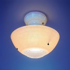 Antique 1930s 40s Art Deco Nouveau Victorian Glass Ceiling Light Fixture Vtg