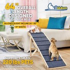 Dog Ramp For Bed L64 W17 Foldable Pet Ramp For Small Large Dogs Cats Up To 220lb