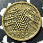 1925-a Germany 5 Pfennig  69 Available   1 Coin Only 