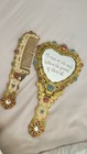 Vintage Ornate Hand Mirror   And Comb Vanity Set