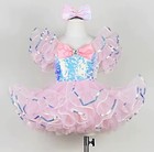 Girls Ballet Tutu Dress Kids Ballerina Costume Multi-layer Tulle Skirt For Dance