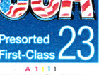 Us Stamps  23   Presorted First-class Plate  a111 Coil Strips Of 5 Stamps Sc 2608