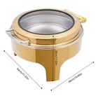 6l Stainless Chafing Dish Buffet Warmer Chafing Dish Buffet Server And Warmer