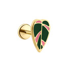 Nwt Cords Club Pink Princess Enamel Flat Back Stud