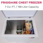 New  Frigidaire 7 0 Cu  Ft  Chest Freezer  Efrf7003  White  Best In Quality