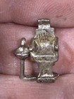 Vintage Antique Dentist Chair And Sink Sterling Silver Charm Gift Pendant 2880
