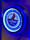 Piedmont Airlines Airport Terminal Pilot Stewardess Neon Style Led Clock Sign