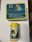 Vintage E t  The Extra-terrestrial Metal Lunchbox Lunch Box Thermos Nice 