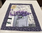 L ensoleillade Purple Lavender 100  Cotton Kitchen Tea Towel France Euc 19x26 In