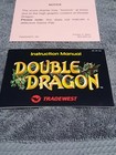 Double Dragon Nes Nintendo Manual Instruction Booklet Only