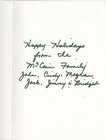 Senator John Mccain Reprint Signed Autographed 5x8 Photo Christmas Card