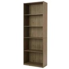 71  Tall Adjustable 5-shelf Wood Bookcase Storage Shelving Book Wide Bookshelf