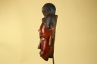 African Tribal Wood Mask Hand Carved Painted Wall Decor Art Face-g6178