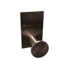 Ginger 2810 Surface Mount Single Towel Robe Hook - Satin Nickel Finish