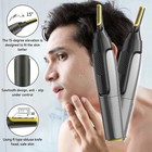 Men Electric Ear Beard Nose Hair Trimmer Eyebrow Mustache Remover Shaver Clipper