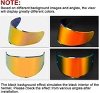 Helmet Visor For Ls2 Ft2 Vector Sedici Strada 2 Strada 3 Ff801 Ff397