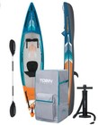 Tobin Sports Breakwater Pro 12ft X1 Inflatable Kayak Set With Paddle   Pump