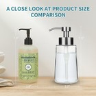 Soap Dispenser Glass Hand Soap Dispenser W  Rust Proof Pump 16oz Liquid Soap