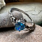 Claddagh Ring Irish Ireland Gift Ladies Promise Love Girls Silver Ring 925