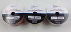 Lot Of 3 Ribbon 2 5 In  Wide 15 Ft Long  1 Orange 1 Yellow 1 Cotton Linen New