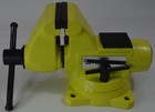 Snap-on 1740 Mechanic   s Swivel Bench Vise 4  Rare Hi-viz Discontinued Usa