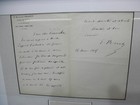 Framed Letter Signed By Inventor Of The Coherer- Edouard Branly -radioorphanage