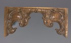 Antique Ornate Hand-carved Oak Architectural Finial Wood Scrollwork Set 2
