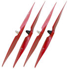 Xoar Dji Phantom 3   4 Red Wood Self-tightening Propeller Props 9450  2 Pairs 