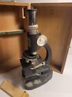 Tasco Vintage Microscope With Case  For Decoration Only