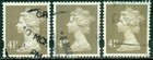 Great Britain Sg-y1706  Scott   Mh230 Machin  Used  3 Stamps  Great Price 