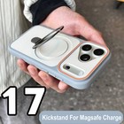 Magsafe Magnetic Shockproof Kickstand Case For Iphone 17 Air 16 15 14 13 12 11 P