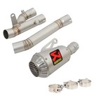Slip On Exhaust Pipe Mid Link Muffler Silencers For Yamaha Mt-10 2022-2025