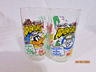 Rare Arby s Set Of 4  Looney Tunes Adventures 1988 Glasses