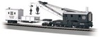 Ho Scale 250-ton Crane Cars   Boom Tender - Santa Fe - Bachmann  16102