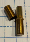 Vintage 60   s Revlon Lipstick Case  Empty Lipstick Holder Brushed Gold Tone