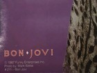 Vintage Poster   Bon Jovi 1987 Leopard Scarf Pink 17x22   211 Funky Enterprises