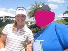 Paula Creamer  Authentic Autographed signed 8x10 Photo --lpga Golfer
