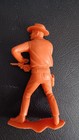 Louis Marx 1964 Vintage 6  Cowboy Fanning  45 Plastic Figure Free Shipping