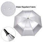 68 Inch Golf Umbrella Extra Large Uv Protection Auto Open Double Canopy Vented W