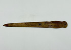 Vintage Brass Advertising Letter Opener Southern Amusement Co Memphis   Scroll