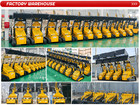 Tracked Mini Skid Steer Loader 23hp 3-pumps System Self Leveling Epa Gas Engine