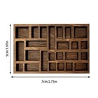 Shadow Box With Shelves Miniature Wooden Shadow Cubby Box 25