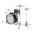 Ludwig Classic Maple 3pc Fab Drum Set Limited Edition Ebony Pearl