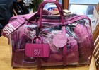 Steve Madden Viral Tiktok Clear Cozy Duffle Bag The Weekender Set 7pc