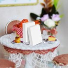 Unomor 50pcs Miniature Blank Books Dollhouse 1 12 Scale White Paper Crafts
